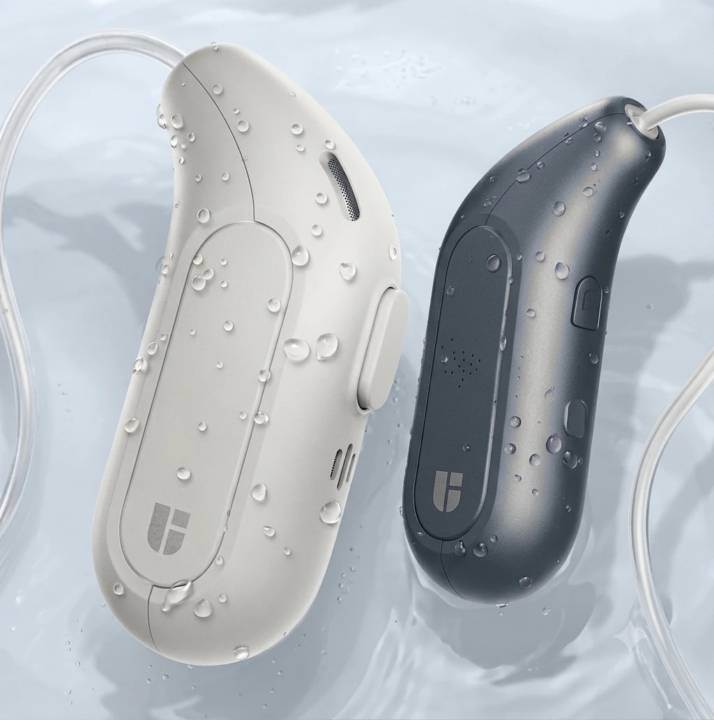 Audífono con protección de grado médico